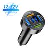 Auto Charger QC3.0 PD Fast Charging 6 Port USB Type-C Car Adapter 12-32V