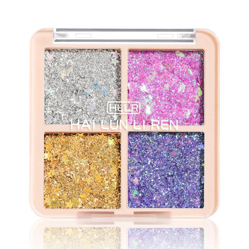 Палетка теней для век 4/9 цветов Тени для век Девушка Начинающий Макияж Поддон Скульптурирование Хайлайтер Косметика Для Девочек Аксессуары Косметика