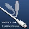6A super fast charging data cable Type-c flash charging, suitable for Huawei Samsung Honor mobile phone 66w charging cable