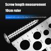 Thread Pitch Gauge Measurement Ruler For Screw Space Saving Measuring Gauge Tool For Bit Bolt Nut Screw Craft Industry And Home