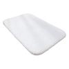 Bathroom Floor Mat Absorbent Plush Floor Rug Solid Color Machine Washable Anti-Slip Door Mat for Bathroom Bedroom Entryway