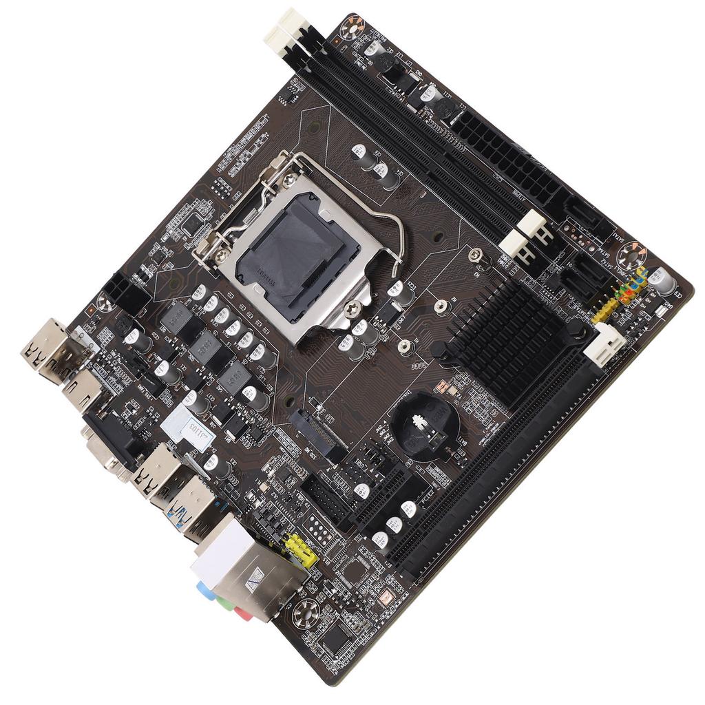 Материнская плата DDR3 Поддержка процессоров I3 I5 I7 1155 контактов 2 DDR3 1000M Сетевой интерфейс Стабильное питание Игровая материнская плата