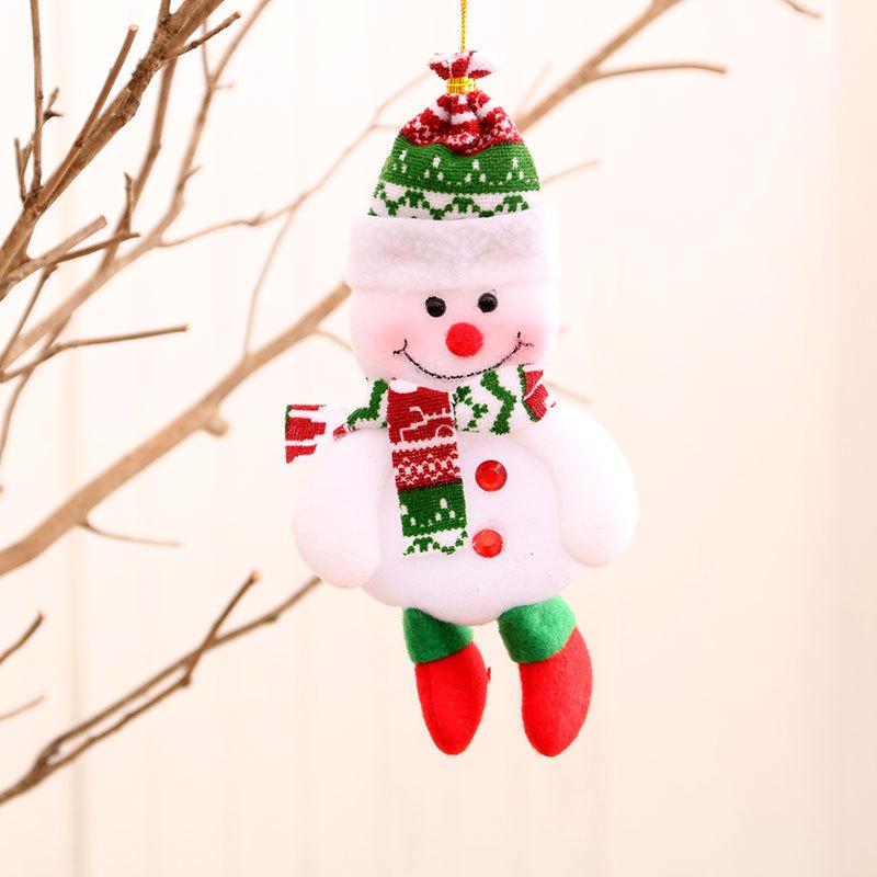 Cross-Border Small Santa Christmas Ornaments - Tree Accessories and Cloth Art Gifts