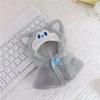 10CM Doll Plush Cloak Hairy Doll Clothes Gift Cartoon Animal Shawl