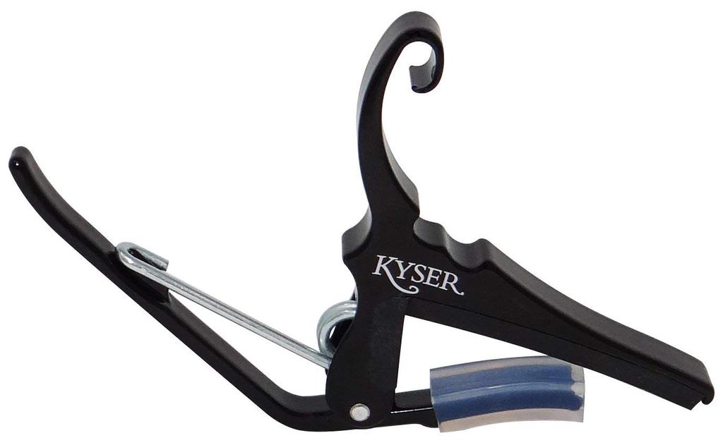 Kyser Quick Change Capo for 12-String Guitars, Black, KG12B