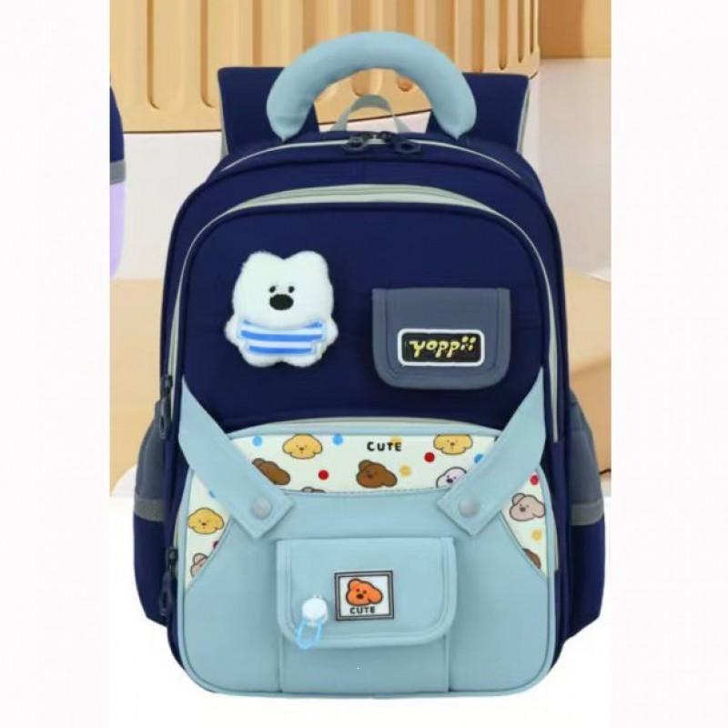 Kids Lightweight Backpack School Spine Support Ergonomic Design Large Capacity Nylon Bag Ages 8-12 Boys Girls