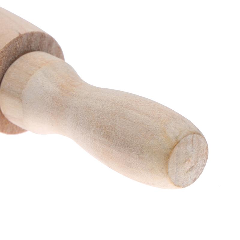 Скалка из цельного дерева с антипригарным покрытием, деревянная пресс-палка для выпечки теста, кухонный инструмент