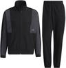 Adidas M WORDING Big Logo Woven Windbreaker Jacket X Long Pants Top and Bottom Set M JIJ65 X JIJ75 Black (167-173cm)