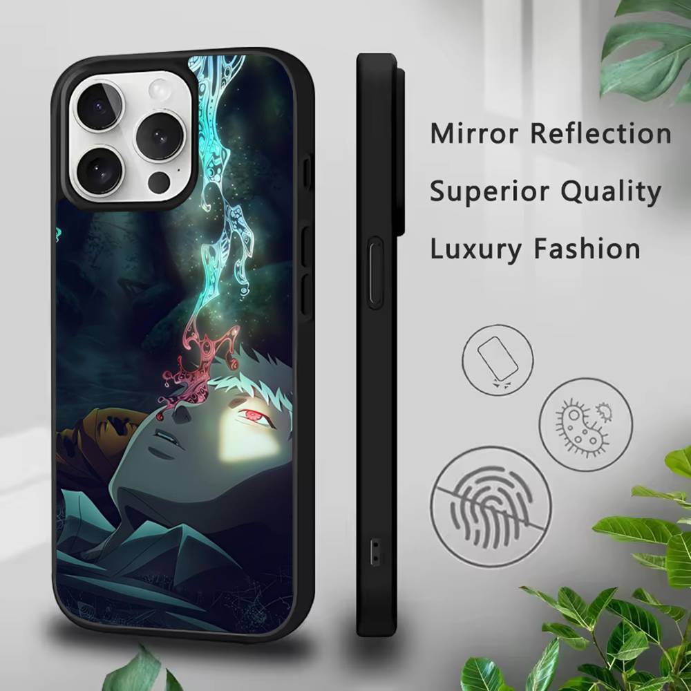Чехол для телефона S-Summer Hikaru D-Died для iPhone17,16,15,14,13,12,11,Pro,Max,Plus,Mini,SE4,E Магнитный Magsafe Беспроводная зарядка