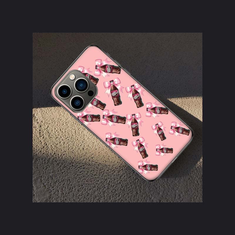 Чехол для телефона Вишневый D-Dr-P-Pepper Напиток Для Apple Iphone 16 15 Plus 13 12 Mini 16E 11 14 Pro Max X XS XR 8 7 SE 2020 Чехол-Ракушка C