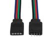 2/10 Pcs Hot For 3528 5050 LED Strip Light Wire  Male Female Connector  4 pin 5 Pin Adapter