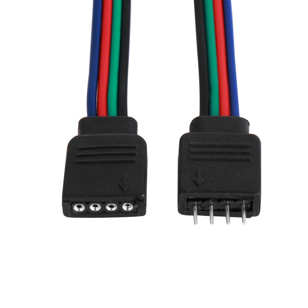 2/10 Pcs Hot For 3528 5050 LED Strip Light Wire Male Female Connector 4 pin 5 Pin Adapter
