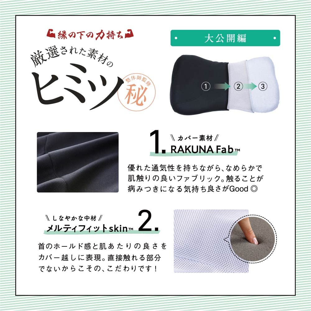 NEW Chiropractic Pillow Chiropractic Pillow 2 Chiropractic Pillow Chiropractic Rolled Shoulders Pillow Stiff Shoulders [RAKUNA] [Rakuna]