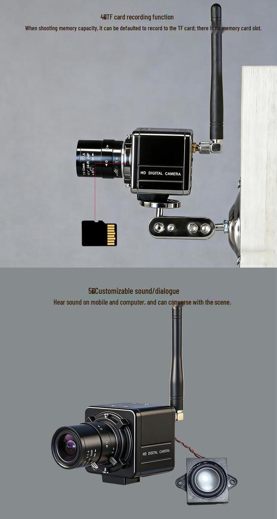 4G Wireless Indoor Camera with Manual Zoom, Two-way Audio, FTP Monitoring, RTMP, and Snapshot Protocol (GB28181 Standard)