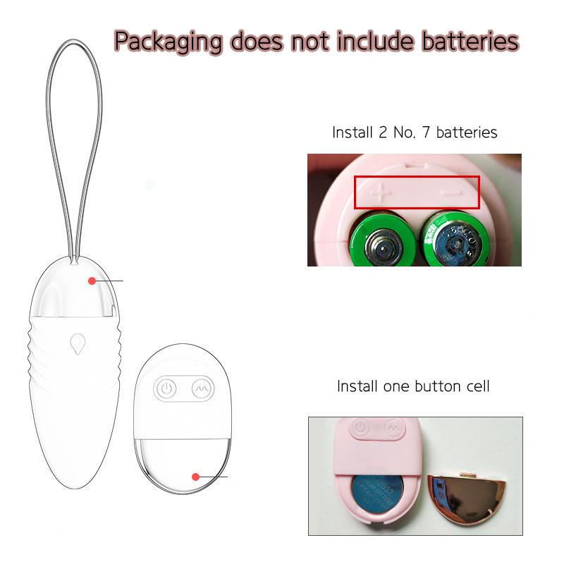 Вибраторы для женщин Сексуальная игрушка 10 режимов вибрации Невидимый стимулятор клитора Беспроводной пульт дистанционного управления Женское вибрирующее яйцо Вагина Вибратор