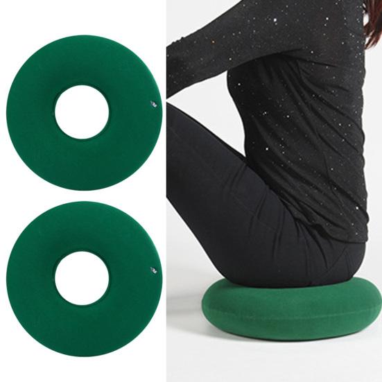 2 Pack Inflatable Donut Pillow Hemorrhoid Tailbone Relief Ring Seat Cushion Round Chair Cushion