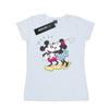 Disney Womens/Ladies Mickey And Minnie Mouse Kiss Cotton T-Shirt