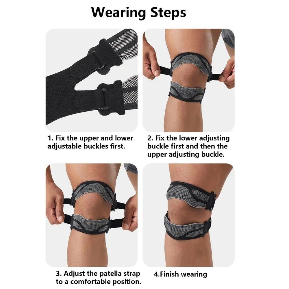 Protection Knee Patella Protect Band Adjustable Sports Knee Brace Tennis