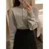 Women's Spring and Autumn Gentle Style Short Single Breasted Knitted Cardigan Design Sweet Sweater