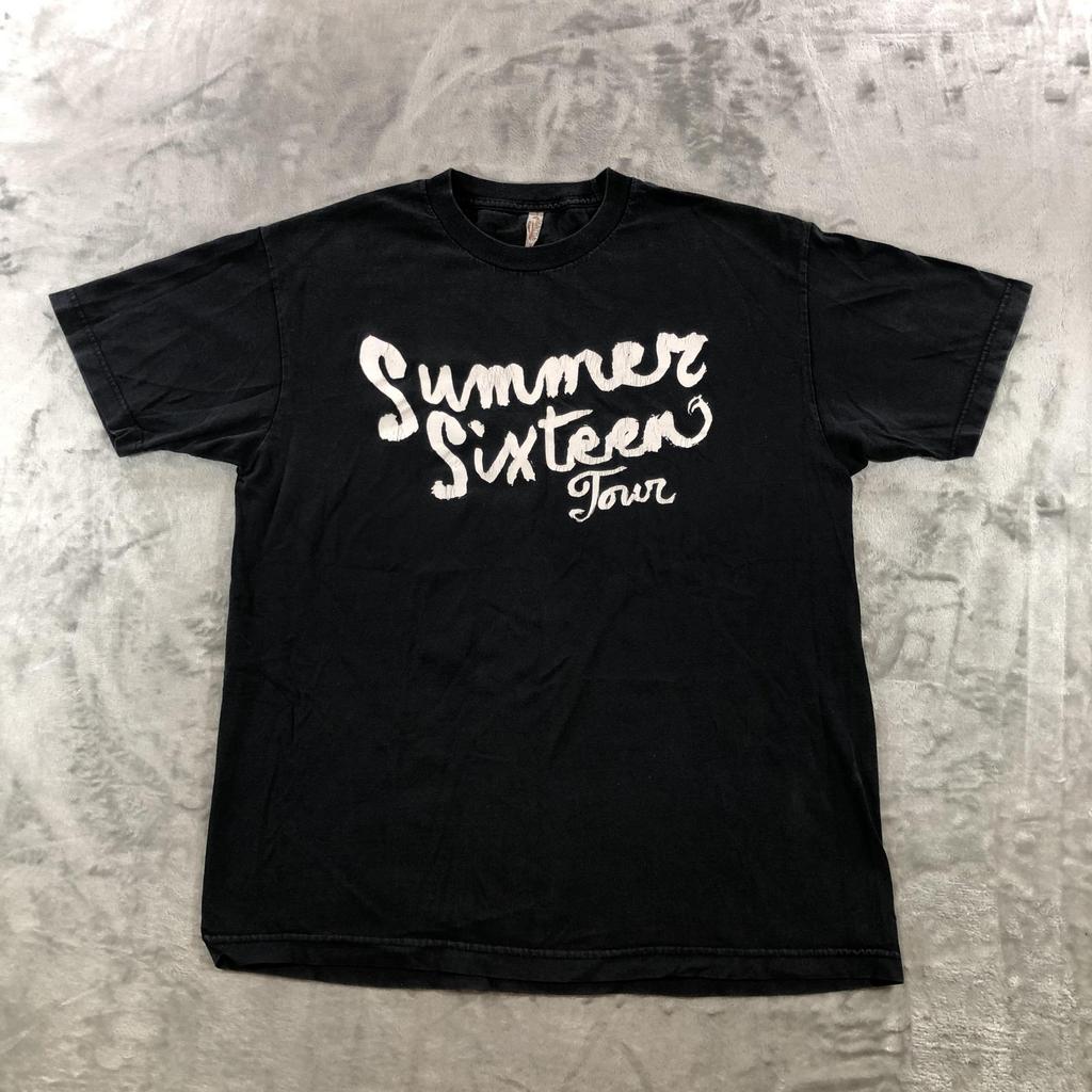Alstyle Shirt Mens Large Black Drake Summer Sixteen Tour Graphic Concert Tee Unisex T-Shirt