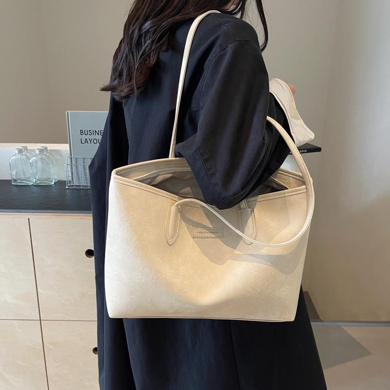 Large Capacity Bag, Women'S Bag, High-End Class Commuter Bag, Shoulder Tote Bag