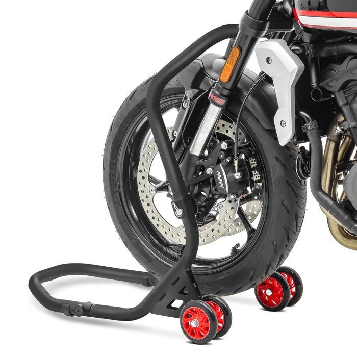 Béquille sous tete de fourche Constands Falcone II leve moto roue avant