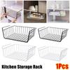 1Pcs Under Table Cabinet Storage Rack Small/Large Hanging Mesh Basket New Kitchen Organizer Shelf
