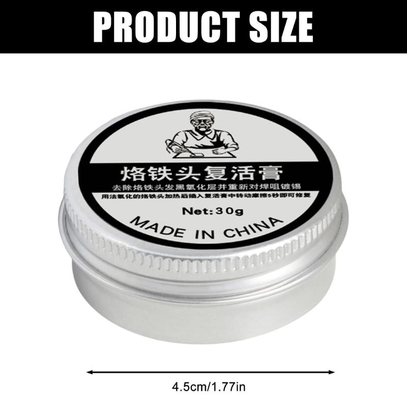 6/9/16/30g Soldering Tip Tinner Cleaner Cleaning Pastes Refresher Tip Tinner Soldering Tip Cleaning Repair Tool