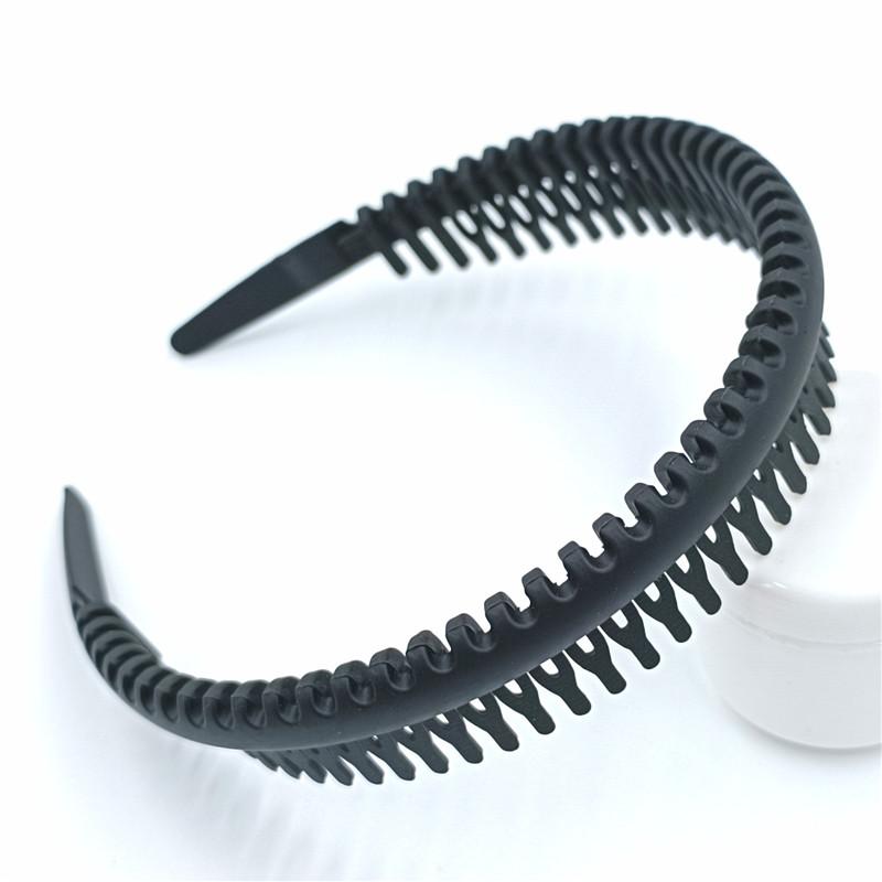 Female Hair Accessories Hairband Headwear Hairband Women Girls Headdress Solid Cloth Headband Wrap Hair Hoop Bezel With Teeth