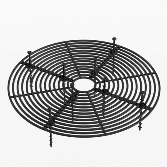 1 Set Plant Pot Grid Reusable Rust-proof ABS Flower Pot Grid Cat Digging Stopper Baby-proofing Supplies for Home