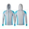 Mens Quick-Dry Fishing Shirt With Hood UV Protection Breathable Outdoor Sportwear Fall Angling