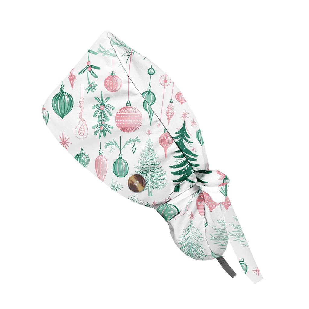 Модная рождественская рабочая кепка с принтом, повседневная женская кепка с хвостиком, кепка с повязкой, кепка Baotou