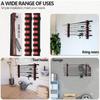 1 pair Horizontal Fishing Rods Storage Rack Wall Mount Fishing Poles Holder Stands For Garage 8-Rods Vertical Plastic Holders 4