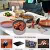 Походные кастрюли и сковородки портативные легкие со складной ручкой для приготовления пищи на открытом воздухе