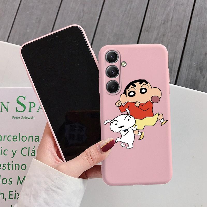 Funny Cartoon Phone Case For iPhone Samsung A55 S24 FE S25 M35 A16 Xiaomi Redmi Note 13Pro 14C Huawei Honor Realme Shockproof Anti-Scratch Matte Cover