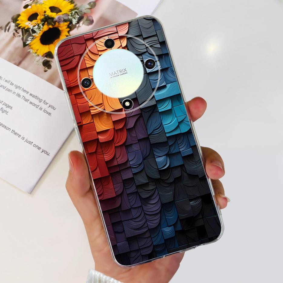 Чехол для Honor X9b Magic6 Lite Популярный Роскошный Расписной Чехол Мягкий Силиконовый Чехол для Телефона Для Honor Magic 6 Lite HonorX9b Fundas Capa