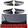 Форма рога из АБС-пластика, стиль из углеродного волокна, крышка бокового зеркала заднего вида, крышки для Honda, Civic 10th