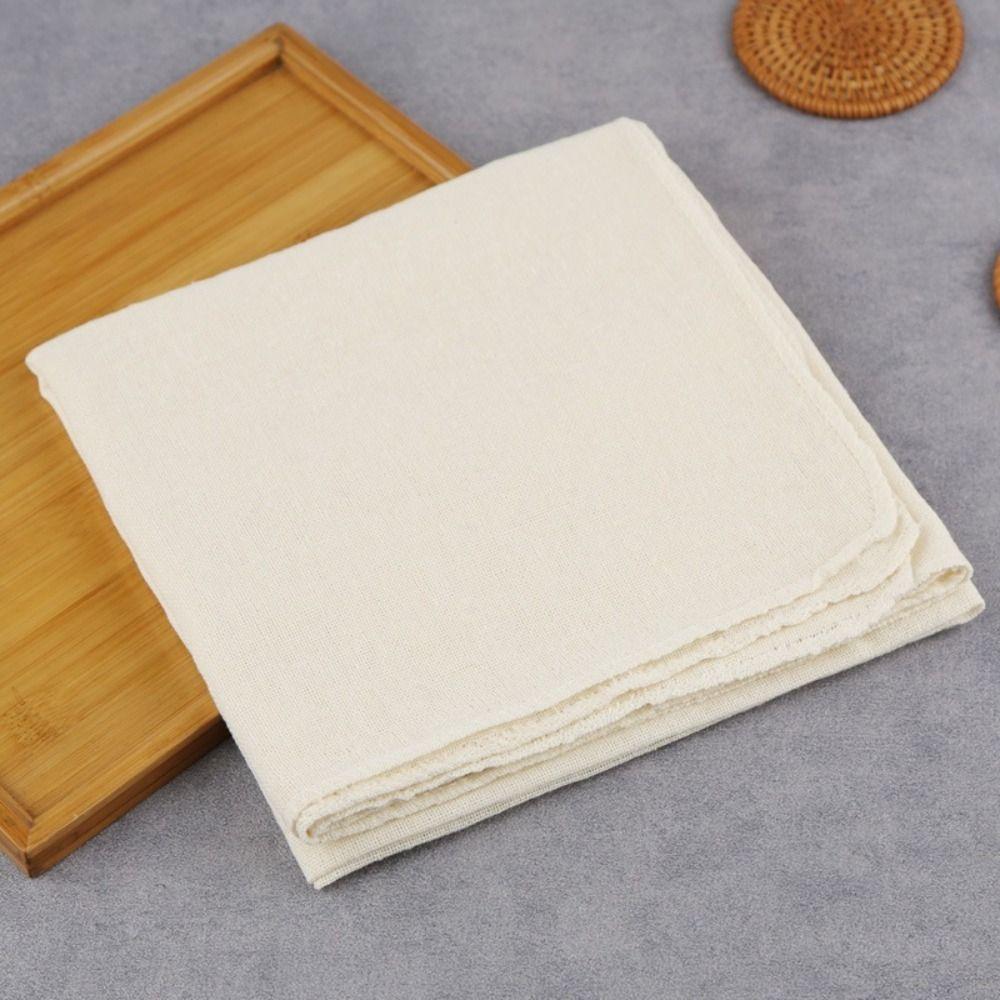 Фильтрующее полотно для пароварки с изолирующей крышкой, хлопчатобумажная марля, для тофу, сыра, с запирающим краем