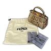 FENDI Peekaboo mini 8BN244 Python Handbag beige Women 2WAY used
