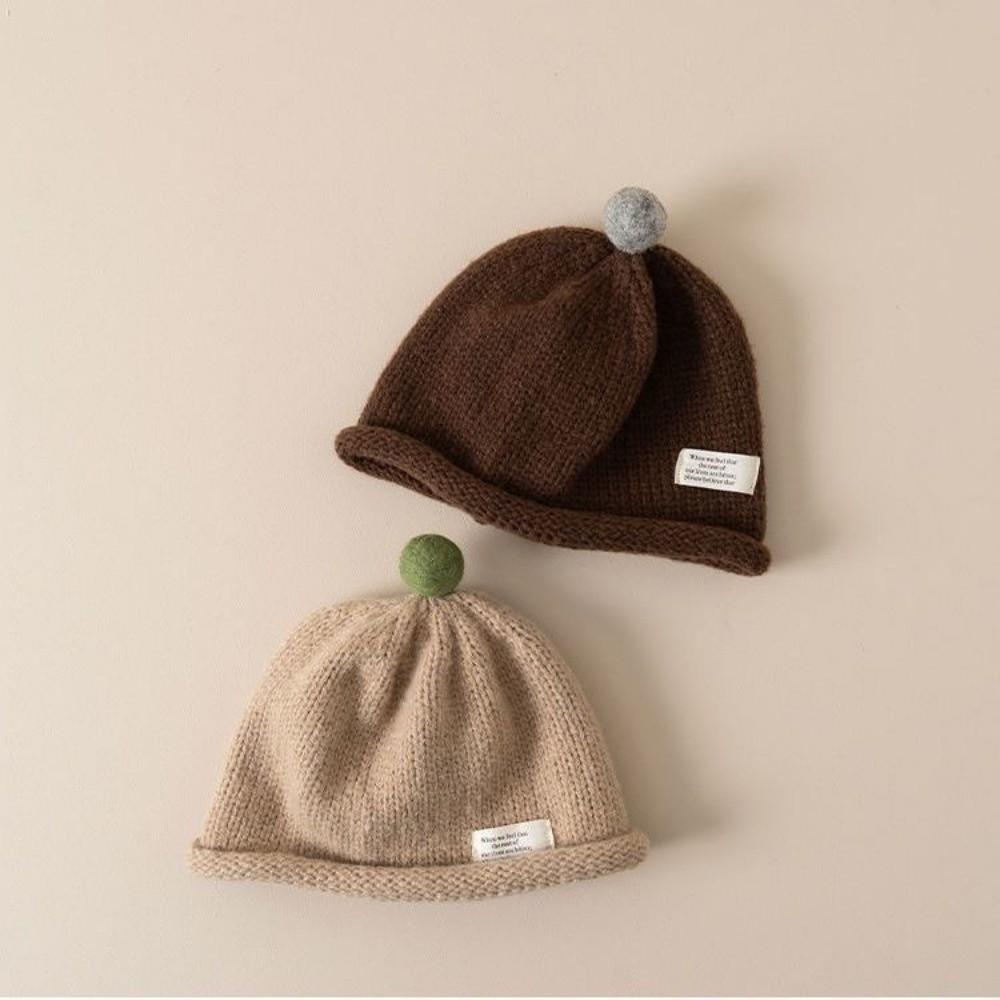 Cute Design Knitted Beanie Warm Infant Cap Fashion Landlord Hat Kids Boy Girl