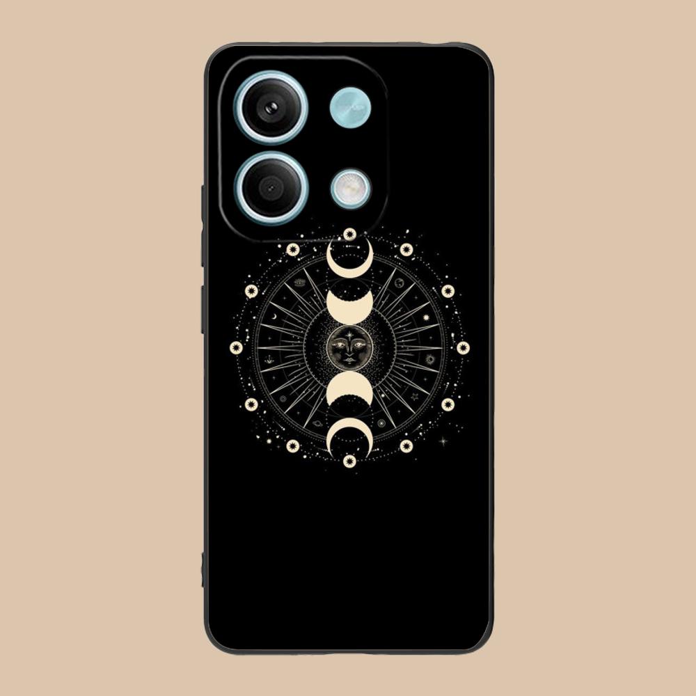 Чехол для мобильного телефона Солнце Луна для Xiaomi 15 14 13 12 Mi 11 T Ultra Lite Pro S X 5G Цветной печатный чехол Красивый роскошный чехол