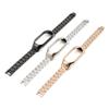 Mi Band 8 Bracelet Metal Slim Dressy Wrist Band for Xiaomi Mi Band 8 Wristband Bling for Women Watchband Strap Alloy Silver