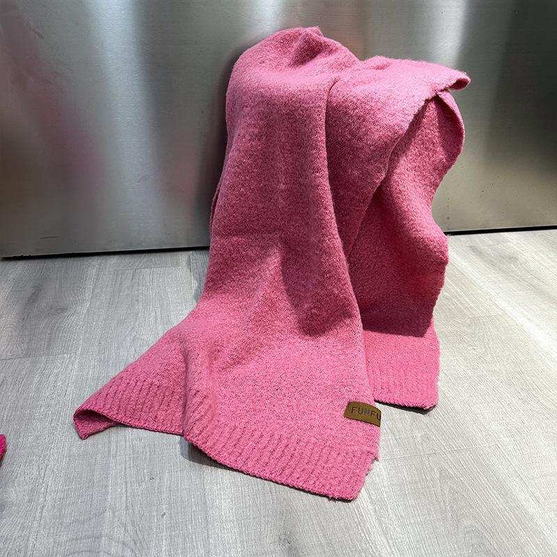 Autumn and Winter New Versatile Thickened Warm Long High-end Scarf Student Simple Atmosphere Shawl Scarf