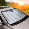 Car Front Window Sunshade Anti-UV Protection Covers Shade Sun Protector Windshield Visor Cover Auto Curtain Sunshade Accessories