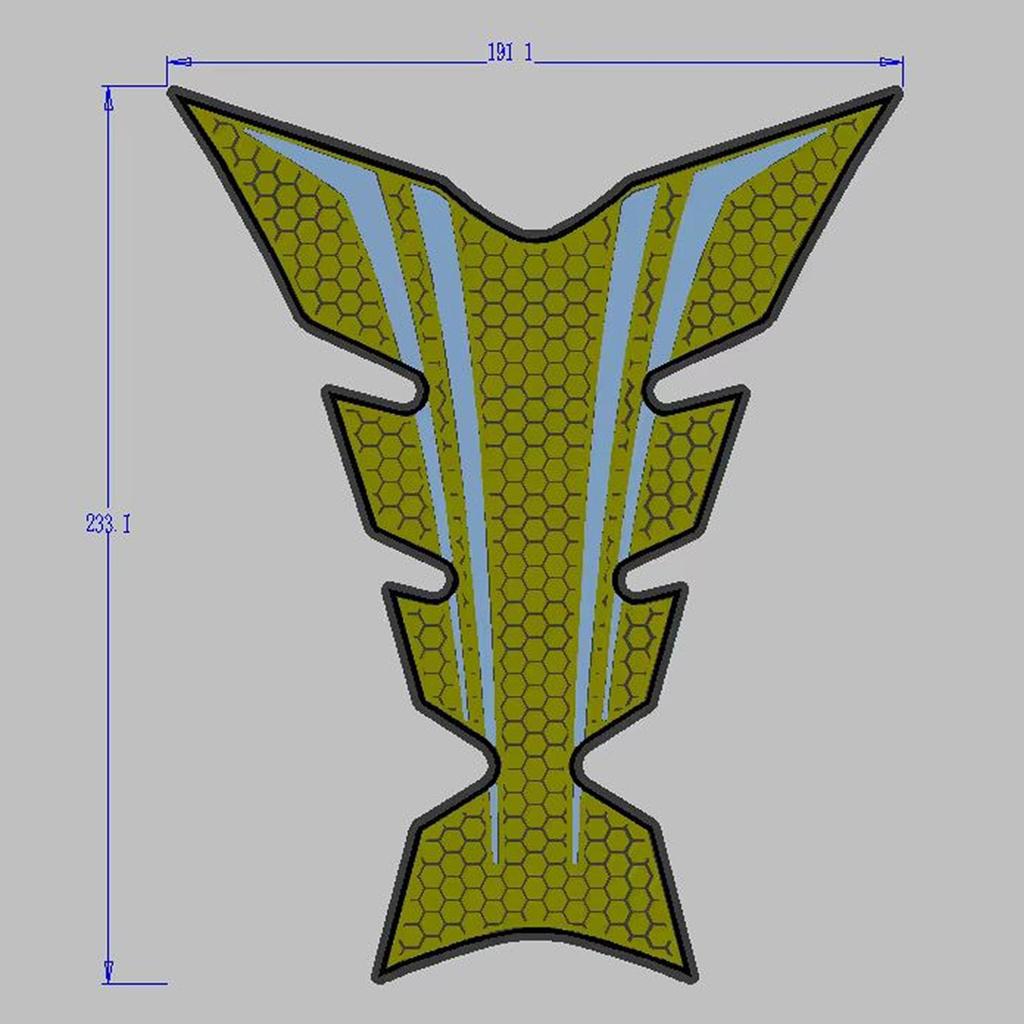 BYEMTTY Traction Pad Tank Kit for Kawasaki Z900 2017-2025 (Black)