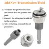 7PCS Metal Transmission Oil Change Filling Tool, Compatible With Mercedes Benz 725.0 8-Speed 9-Speed Transmission, With 9-Speed Hybrid Fuel Filler