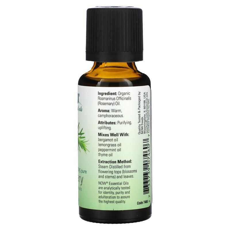 Organic Essential Oils, Rosemary, 1 fl oz (30 ml)