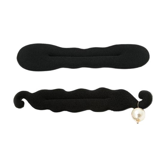 2/3 шт. Женский спонж для формирования пучка волос, украшенный искусственным жемчугом