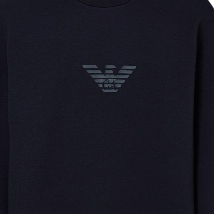 Emporio Armani Мужская толстовка с круглым вырезом и принтом букв, с длинным рукавом, EM004541-AF10013-MB561