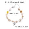 Beach Ocean Shell Jewelry Fashionable and Versatile Summer Conch Beaded Pendant Bracelet